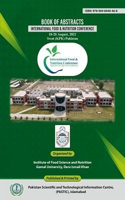 Cover of the International Food and Nutrition Conference Book of Abstracts