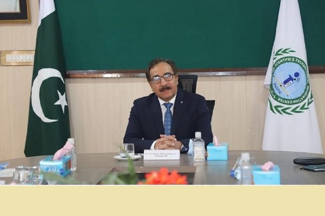 PSF Chairman Prof Dr Shahid Mahmood Baig during his PASTIC visit