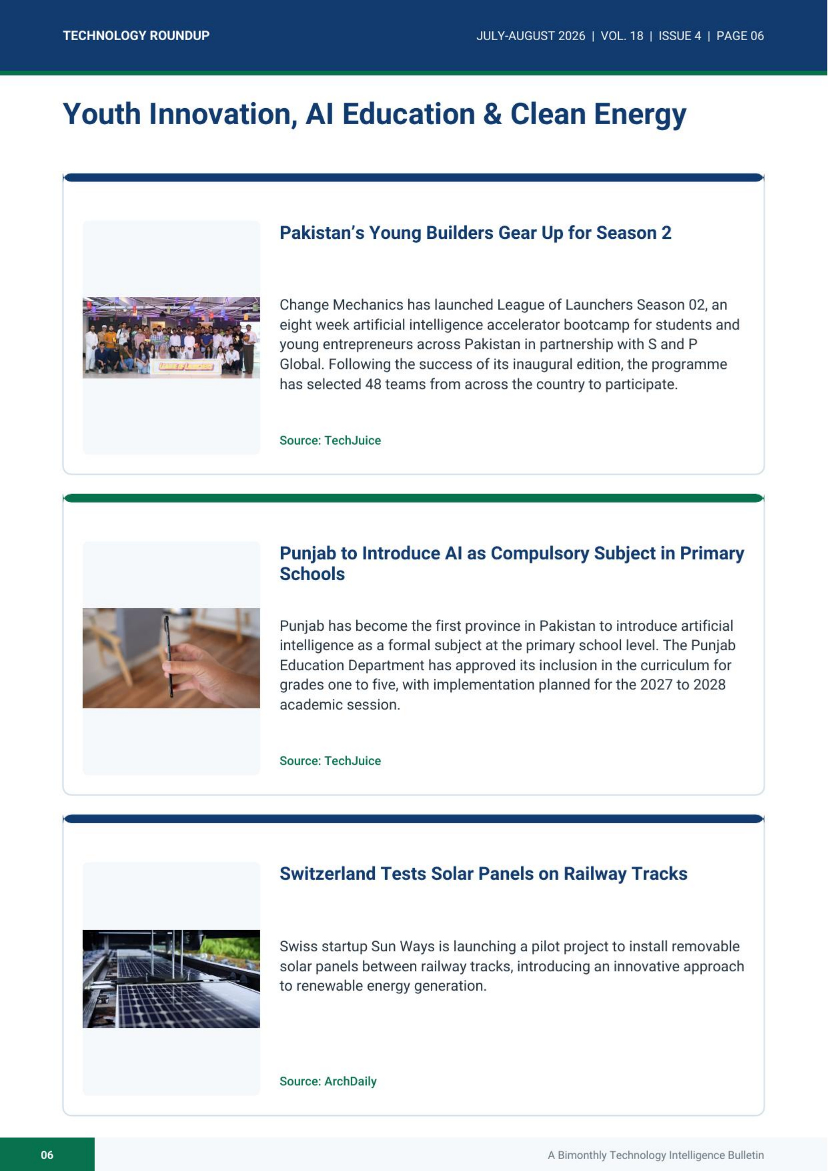 Technology Roundup July-August 2026 - page 6