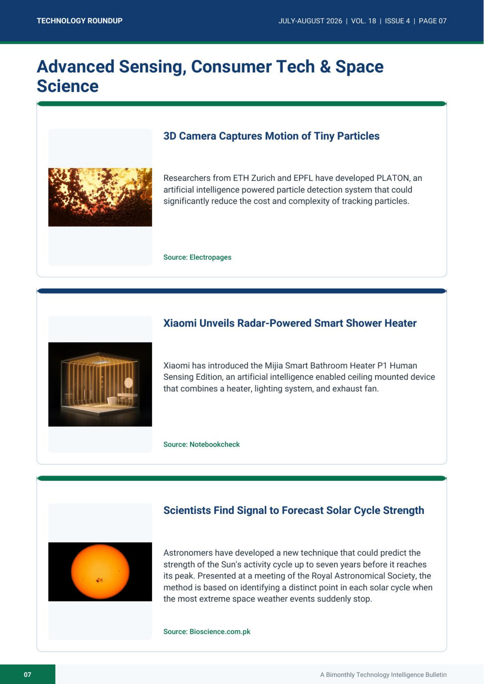 Technology Roundup July-August 2026 - page 7