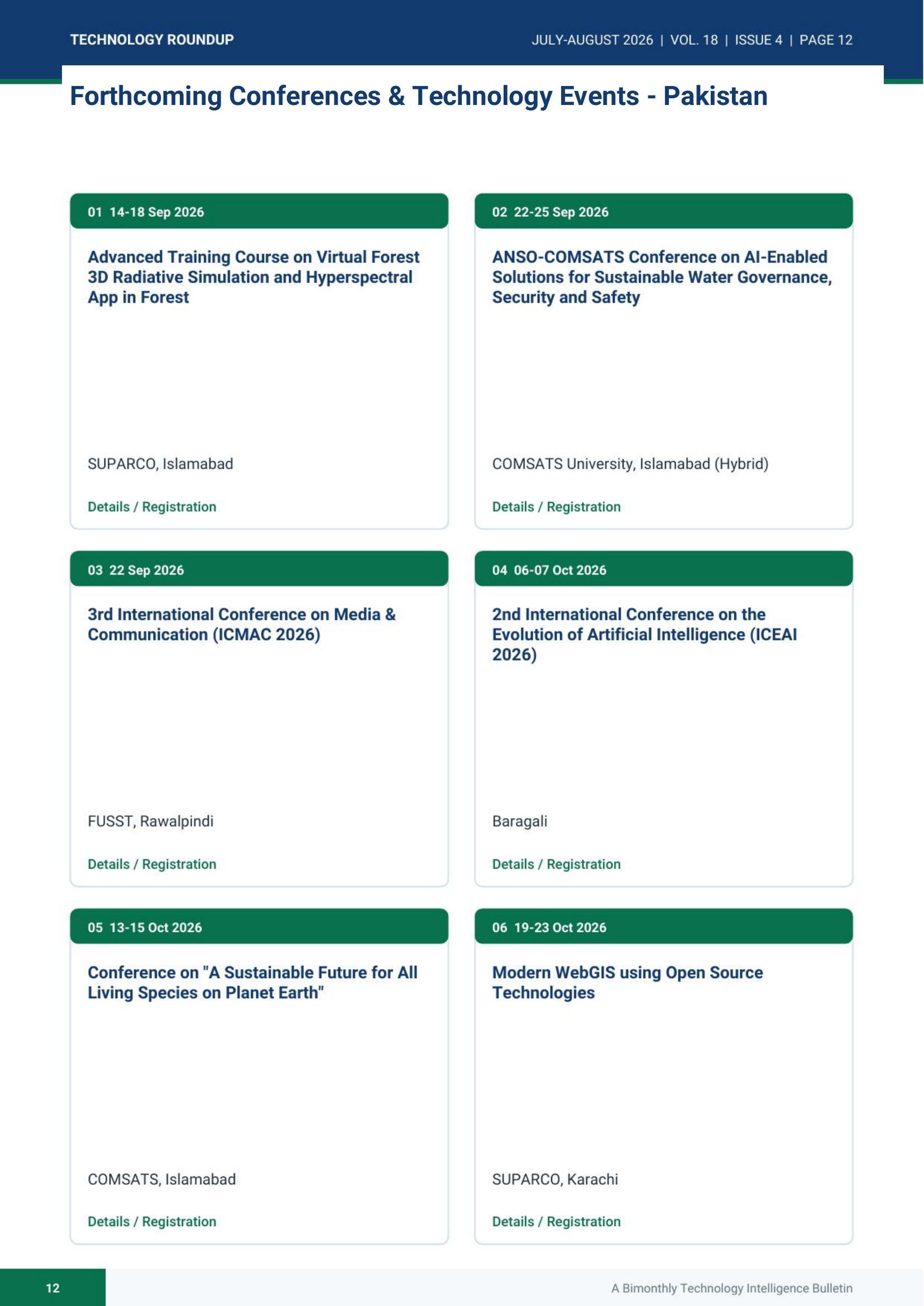 Technology Roundup July-August 2026 - page 12