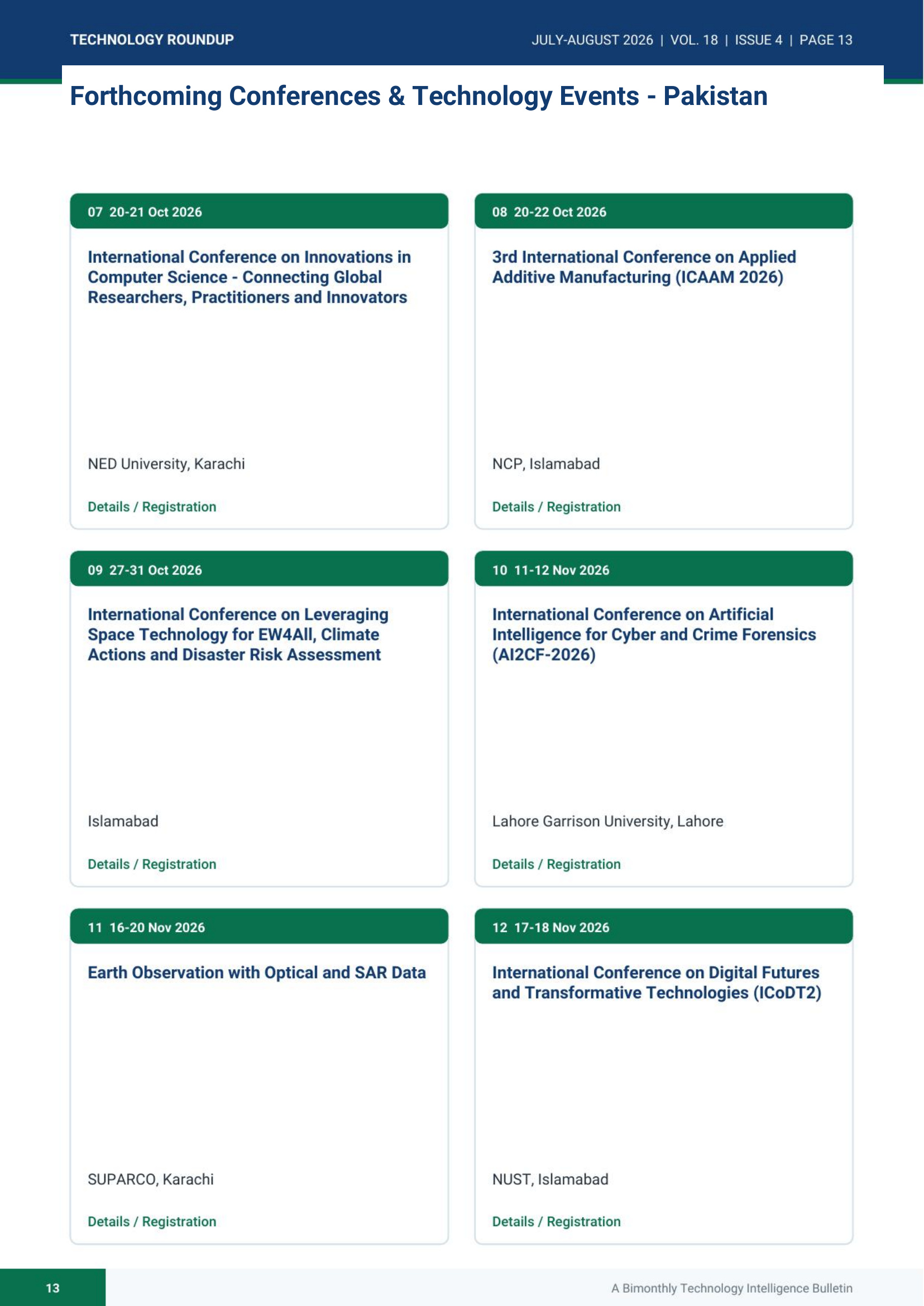 Technology Roundup July-August 2026 - page 13