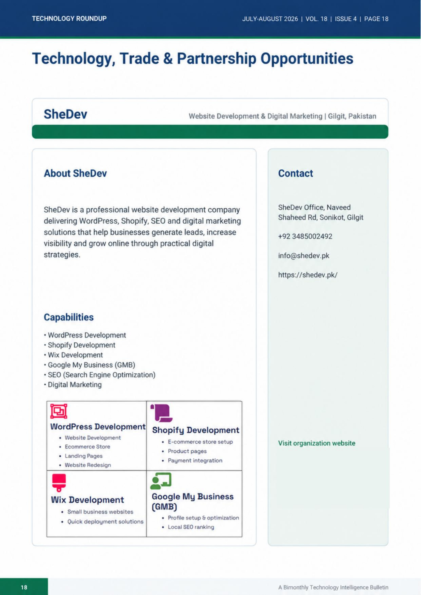 Technology Roundup July-August 2026 - page 18