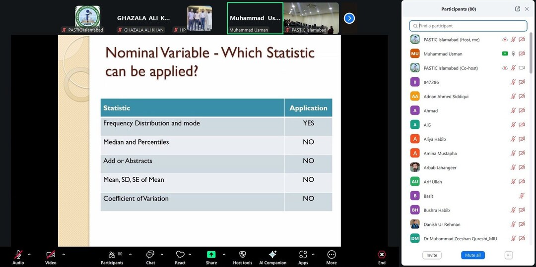 PASTIC Hosts Hybrid Webinar on Data Analytics with SPSS