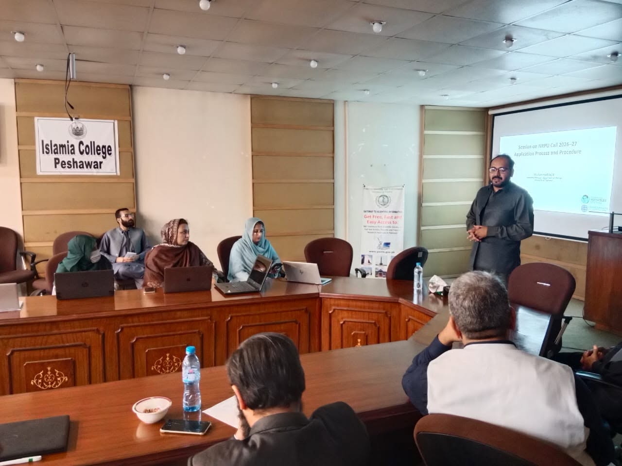 PASTIC Organizes Capacity-Building Workshop on HEC-NRPU 2026–27 at Islamia College Peshawar