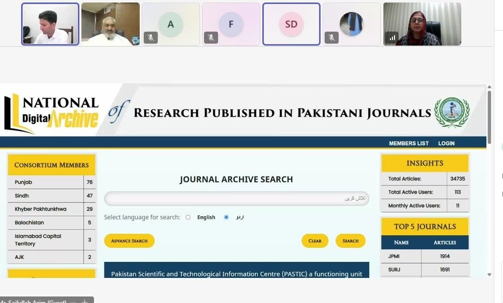 Promotion and Utilisation of PASTIC Databases (PSA & NJA)