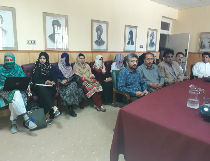 PASTIC Quetta workshop at CASVAB on dated: 15-16 March, 2018
