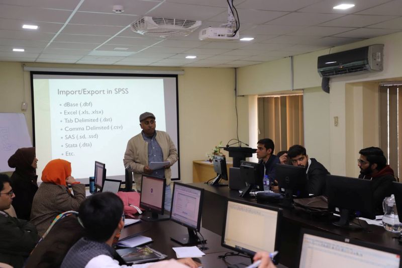 Lab Session during SPSS Workshop