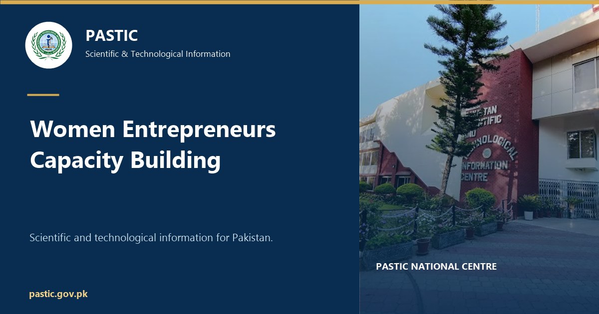 Women Entrepreneurs Capacity Building | PASTIC